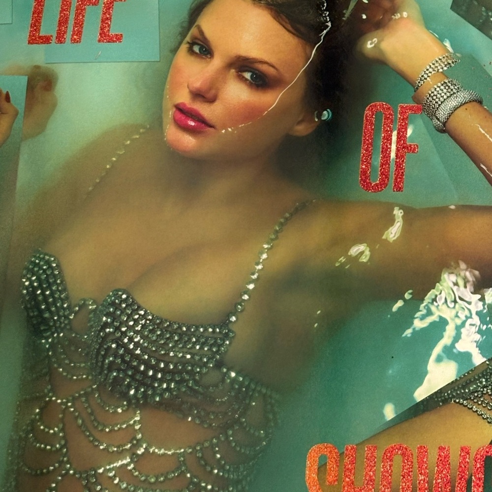Life of a Showgirl: Sweat and Vanilla Perfume Portofino Orange Glitter Vinyl